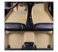 Car Floor For Hyundai For Ix35 2018-2023 For Elantra 2018-2023 For Veloster 2011-2020 Interior Leather 3D Car Floor Mats Car Protection Mats(Beige 5 Seat)