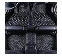 Car Floor For Hyundai For Santa Fe 5 Seat 2013-2023 2010-2012 For Azera 2011-2017 Interior Leather 3D Car Floor Mats Car Protection Mats(Black White 5 Seat)