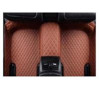 Car Floor For Peugeot 508 2011-2018 Leather Full Coverage Auto Floor Mats Floor Liners Interior Car Protection Mats(Brown)