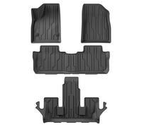 Car Floor Liners For GMC For Acadia 6-Seat 2017-2023 TPE Floor Mats Cargo Liner Trunk Mats Floor Liner Pad Protection Black Carpet Floor Matts Car(LHD 4PCS)