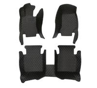Car Floor Liners For Jeep For Grand For Cherokee WK WK2 2011 2012 2013 2014 2015 2016 2017 2018 2019 2020 2021 2022 Auto Foot Pads Car Floor Mats Carpet Floor Matts Car(3PC Set-Black Gold,Left hand dr