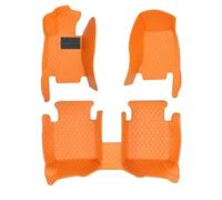 Car Floor Liners For Jeep For Grand For Cherokee WK WK2 2011 2012 2013 2014 2015 2016 2017 2018 2019 2020 2021 2022 Auto Foot Pads Car Floor Mats Carpet Floor Matts Car(3PC Set-Orange,Left hand drive)
