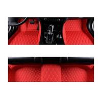 Car Floor Liners For Kia For Rio For Pride QB 2011~2015 Anti-dirt Pads Auto Carpets Non-slip Floor Mats Rugs Pads Car Interior LHD Car Floor Mats Carpet Floor Matts Car(Red)