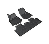 Car Floor Mat BLK Car Floor Mats Design For Model Y 2024-2020 All-Weather Protection Dual Layer TPE Floor Liners
