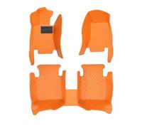 Car Floor Mat Custom Car Floor Mat For 718 2016 2017 2018 2019 Auto Interior Accessories(Orange)