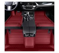 Car Floor Mat For BMW For X7 G07 7 Seat Interior Car Accessories 5D Large Stripes Car Floor Mats Non-Slip All Weather(Wine red 5 seats3)