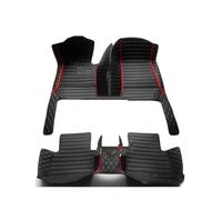 Car Floor Mat For Genesis GV80 Coupe 2024 5seats Floor Mats All Weather Front Rear Trunk Mat Cargo Liner(Black Red 4pcs)