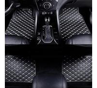 Car Floor Mat for Mercedes Ben z CLA AMG 2013 2014 2015-2019, All-Weather Waterproof Car Mat Set Non-Slip Mats Carpet Protection Automotive Interior Accessories,B/Black+white