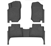 Car Floor Mat For NAVARA For NP300 LHD RHD 2017-2024 Auto Car Floor Mats All-Weather TPE Foot Mats Odorless Pad Tray Interior Accessories