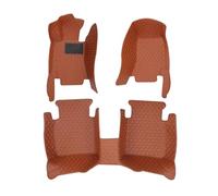 Car Floor Mat For Vw For Jetta Mk6 2012-2018 Auto Interior Accessories Gifts 5D Car Floor Mats Weather Car Liner Floormats(Full Set-Brown)