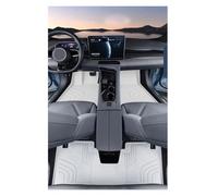 Car Floor Mat For Zeekr 7X Floor Mats Full Coverage Cargo Liner Waterproof Leather Trunk Pad Auto Interior Modification Accessories Non-Slip All Weather(White 3pcs)