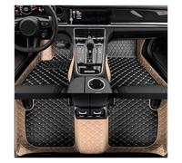 Car Floor Mat Leather PU Car Floor Mat For Mercedes A Class W176 2013 2014 2015 2016 2017 2018 2019 Non-Slip Waterproof interior(Beige Black)