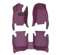 Car Floor Mat Set Carpet Leather For Land For Rover For Freelander 2 2010 2011 2012 2013 2014 2015(Purple,Rhd)