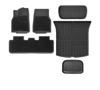 Car Floor Mat Set For Model For Y For Juniper 2025 Launch RHD TPE Floor Mats With Carpet Cargo Liner Non-Slip Trunk Backrest Full Cover Carpet(DL-FTM-9PCS)