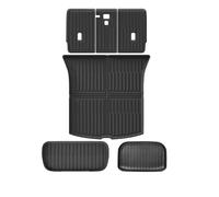 Car Floor Mat Set For Tesla For Model For Y For Juniper For Launch 2025+ TPE Floor Mats & Cargo Liner All Weather Trunk Liner Backrest Carpet(Back 6pcs sets)