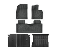 Car Floor Mat Set For Xpeng G6 2023 2024 2025 TPE All Weather Car Floor Mat Cargo Liner Trunk Pad Molded Fit BLACK Replacement Accessories Carpet(RHD 6PCS)