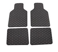 Car Floor Mats 4pc Universal PU Leather Car Dust Mats, Carpets, Protective Mats, All-weather Interior Mats Car Interior Accessories(2)