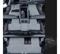 Car Floor Mats 5 7 Seats For Mitsubishi For Outlander 2020 2021 Leather Carpets Covers Interior Waterproof Custom Rugs Accessories Anti Slip Mat Floor(7 Seats Black B)
