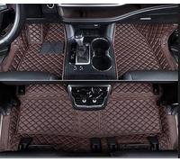 Car Floor Mats 5 7 Seats For Mitsubishi For Outlander 2020 2021 Leather Carpets Covers Interior Waterproof Custom Rugs Accessories Waterproof Floor Liners(5 Seats Brown A)