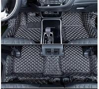 Car Floor Mats 5 7 Seats For Mitsubishi For Outlander 2020 2021 Leather Carpets Covers Interior Waterproof Custom Rugs Accessories Water Proof Liners(5 Seats Black A)