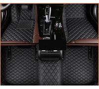 Car Floor Mats Car Floor Mats For A6 C6 4F 2004-2011 Carpet Luxury Leather Mat Full Set Durable Rug Auto Interior Parts Car Accessories(Black,LHD)