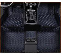Car Floor Mats Car Floor Mats For A6 C6 4F 2004-2011 Carpet Luxury Leather Mat Full Set Durable Rug Auto Interior Parts Car Accessories Rubber Non Slip Mat(Black BLUE,LHD)