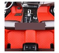 Car floor mats Car Floor Mats For Chevy For Aveo For MK2 For Sonic 2011-2017Auto Accessories Leather Waterproof Protector Carpet car mats(LHD 3pcs red)