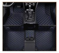 Car Floor Mats Car Floor Mats For For A6 C6 4F 2004~2011 Carpet Luxury Leather Mat Full Set Durable Rug Auto Interior Parts Accessories Carpet Floor Mat Set(LHD BLACK BLUE)
