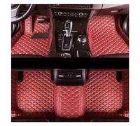 Car Floor Mats Car Mats For BMW X6 E71 2008-2014 Leather Floor Mat Full Set Rug Auto Waterproof Carpet Interior Parts Car Accessories(Maroon)