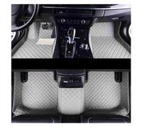 Car Floor Mats Car Mats For BMW X6 E71 2008-2014 Leather Floor Mat Full Set Rug Auto Waterproof Carpet Interior Parts Car Accessories(Light Grey)