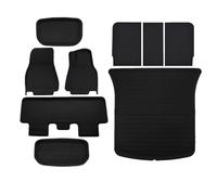 Car Floor Mats Carpets For Tesla For Model Y For Juniper For 3 2017 To 2025 Trunk Luggage Liners Left Right Hand Drive Four Seasons(RHD MY 17-24 9PC)