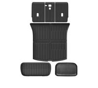 Car Floor Mats Carpets For Tesla For Model Y For Juniper For Launch 2025 Floor Trunk Backrest Mat TPE Floor Mats With Carpet & Cargo Liner(SN-TBM-6PCS,Right)