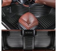 Car Floor Mats Custom Carbon Fibre Style Floor Mats For LEXUS For IS Series Sedan 250 300 2008-2012 Foot Carpet Auto Interior Accessories Rubber Non Slip Mat(Black-Green)