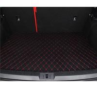 Car Floor Mats Custom For CRV 2007 2008 2009 2010 2011 Foot Pads Automobile Carpet Cover Waterproof Floor Liners(Trunk-BLACK-RED)