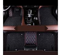 Car Floor Mats Custom For For Monza 2020 2019 Leather Waterproof Foot Pads Automobile Carpet Cover Rugs Waterproof Floor Liners(Black Red 4pcs,Onecolor)