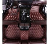 Car Floor Mats Custom For VW For Sharan Seven Seats 2012 2013 2014 2015 2016 2017 2018 2019 Automobile Foot Pads Waterproof Floor Liners(Dark brown)