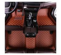 Car Floor Mats Custom Luxury Leather Car Floor Mat For BMW X6 E71 2008-2012 Car Mat Full Set Waterproof Accessories(Brown)