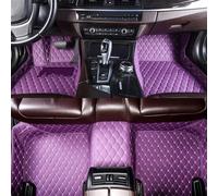 Car Floor Mats Custom Made Leather Car Floor Mats For Isuzu For D-MAX For D MAX 2015-2019 Carpet Rugs Foot Pads Accessories(Purple)