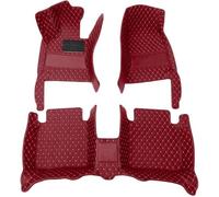 Car Floor Mats for Audi Q7 2020-2024 7-Seat,All Weather Full Coverage Car Floor Liner,Front & Rear 3 Row Full Set Wine Red