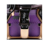 Car Floor Mats For BMW 5 Series E39 1995-2003 E60 F10 G30 2017-2023 G60 2025 RHD Car Floor Mat Interior Accessories Carpet Artificial Leather(Purple And Beige,For E60 2004-2009)