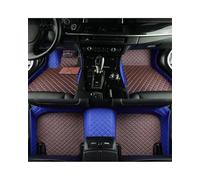 Car Floor Mats For BMW 5 Series E39 1995-2003 E60 F10 G30 2017-2023 G60 2025 RHD Car Floor Mat Interior Accessories Carpet Artificial Leather(Coffee Blue,For E39 1995-2003)