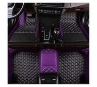 Car Floor Mats For Cadillac For XT6 6 Seat 2020 2021 2022 2023 Color Blocked Carpets Auto Accessories Interior Custom Car Floor Mats(Black Purple 5seat)