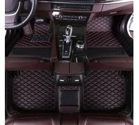 Car Floor Mats for Cadillac XT5 2025,All Weather Pu Leather Full Coverage Car Floor Liner,Front & Rear 2 Row Full Set Black Red