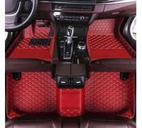 Car Floor Mats for Cadillac XT5 2025,All Weather Pu Leather Full Coverage Car Floor Liner,Front & Rear 2 Row Full Set Red