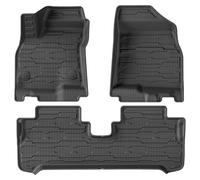 Car Floor Mats For Chevy For Bolt EV All Weather Protection Anti-Slip Front Rear Cargo Liner Trunk Mat Pad Car Mats Full Set Carpet Floor Mat Floor Liner(Black 3)