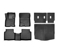 Car Floor Mats For F&ord For Escape Gas 2020-2025 TPE Floor Mats Trunk Mat Not Hybrid All Weather Boot Liners Backrest Mats Floor Mat(6PCS Set)