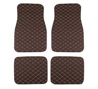 Car Floor Mats for Ferrari 296/12Cilindri/Amalfi/Daytona SP3, PU Leather Floor Mats, 4-piece Set, All-weather Car Carpet, Coffee