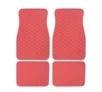 Car Floor Mats for Ferrari 296/12Cilindri/Amalfi/Daytona SP3, PU Leather Floor Mats, 4-piece Set, All-weather Car Carpet, Red