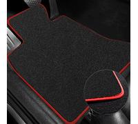Car Floor Mats For For Mondeo Mk4 IV 2007~2013 Rugs Panel Footpads Anti-Slip Carpet Cover Cape Foot Pads Waterproof Floor Liners(Polyester Red 3pcs)