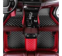 Car Floor Mats for Honda Civic 2006-2011,All Weather Full Coverage Car Floor Liner,Front & Rear 2 Row Full Set Black Red